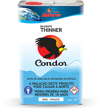 Condor Diluente Thinner Vinílico 0500 - Lata 5l